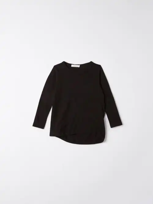 mini french seam l/s t.shirt