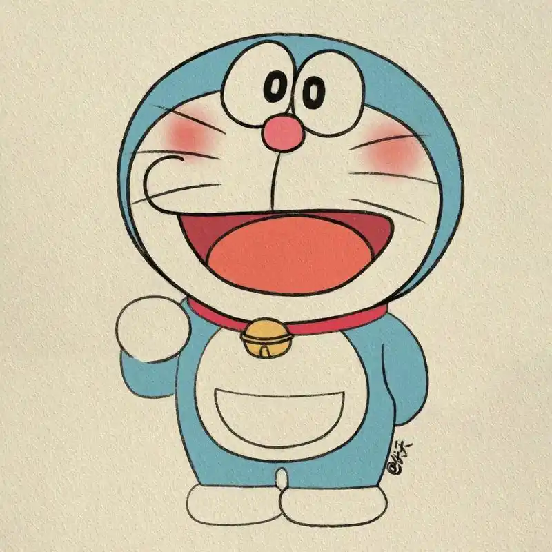 哆啦a梦简笔画‖(49)