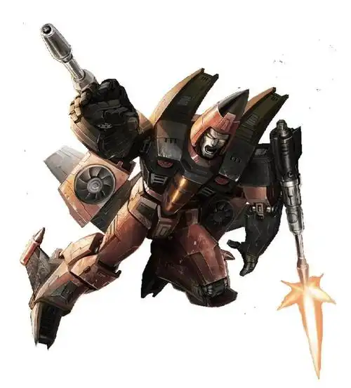 变形金刚群体中虚张声势的霸天虎尖头部队成员-冲锋 thrust