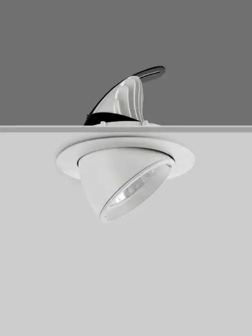 led嵌入式cob象鼻6032c别墅旋转可调角度射灯射灯