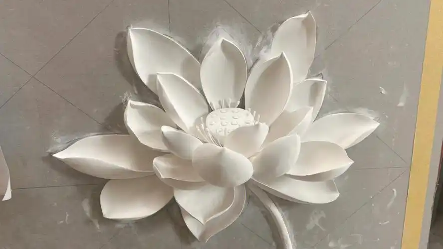 高浮雕荷花案例欣赏