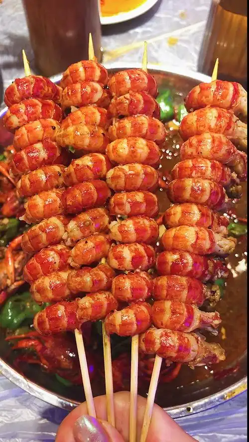 深夜食堂#串个龙虾串吃,它不香吗?