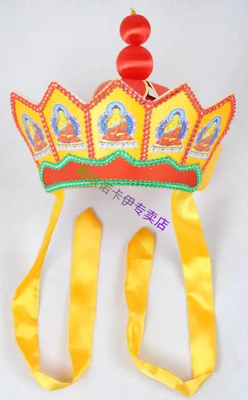 森马集团旗下棉致唐僧帽子服装西游记服装道具五佛帽唐三藏佛教帽子