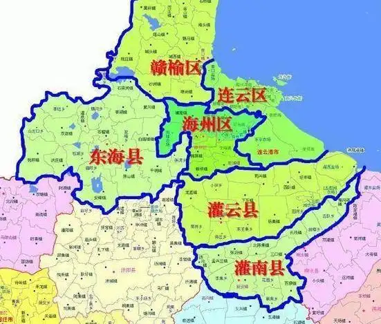 截至2016年底,连云港下辖3个市辖区,3个县级行政区:海州区,连云区