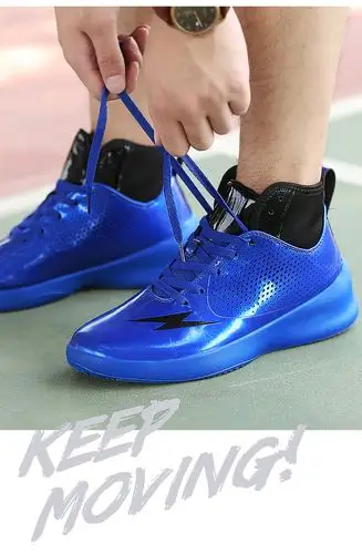 新品鸳鸯篮球鞋男士春夏季高帮战靴运动鞋学生透气技术高帮中学生中邦