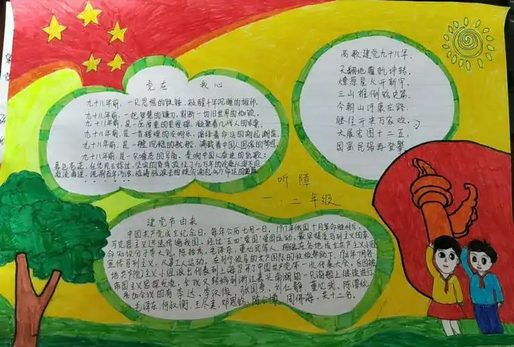 怎么画五色甘南手抄报 怎么画手抄报