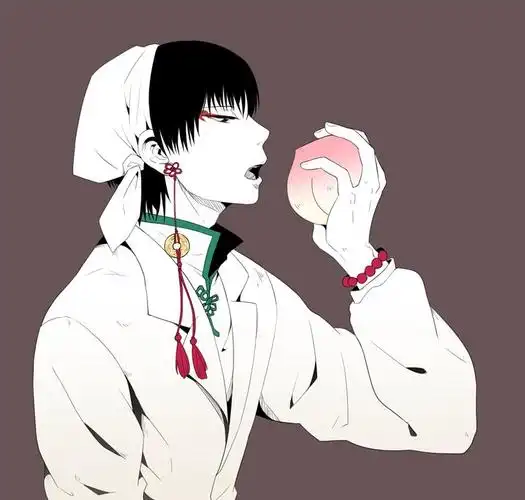 白泽|胃的鬼灯的冷彻插画图片