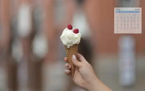 2021年5月超好看的冰淇淋图片日历