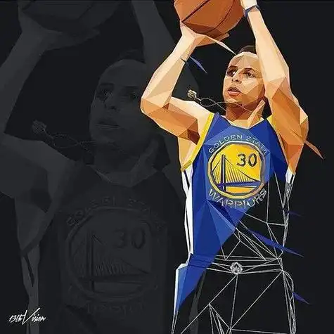 库里19年背影头像