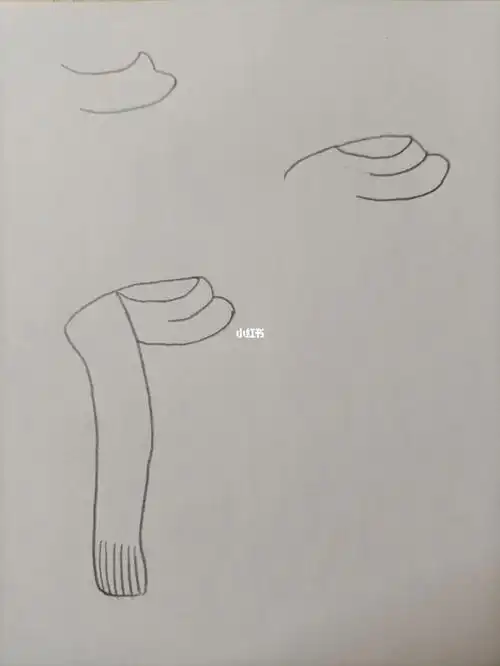 简笔画444围巾01