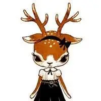 好看的小鹿头像图片【点击鼠标右键下载】