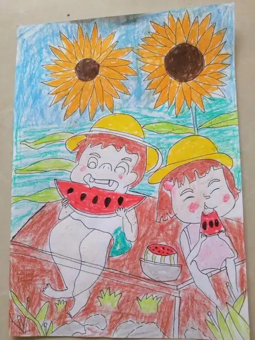 有着许多不同的夏日味道,让我们来看看小朋友眼中的夏天吧!