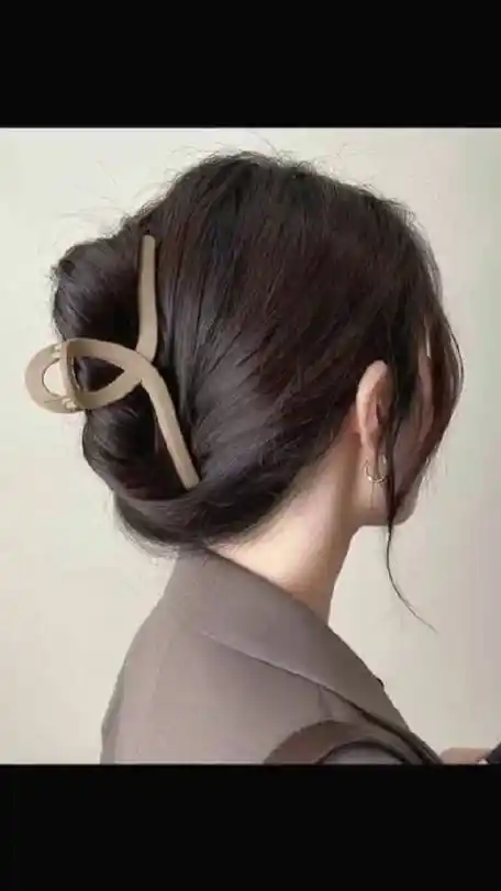 多的姐妹福音……#终于学会了发夹的用法#慵懒休闲抓夹扎发发型教程