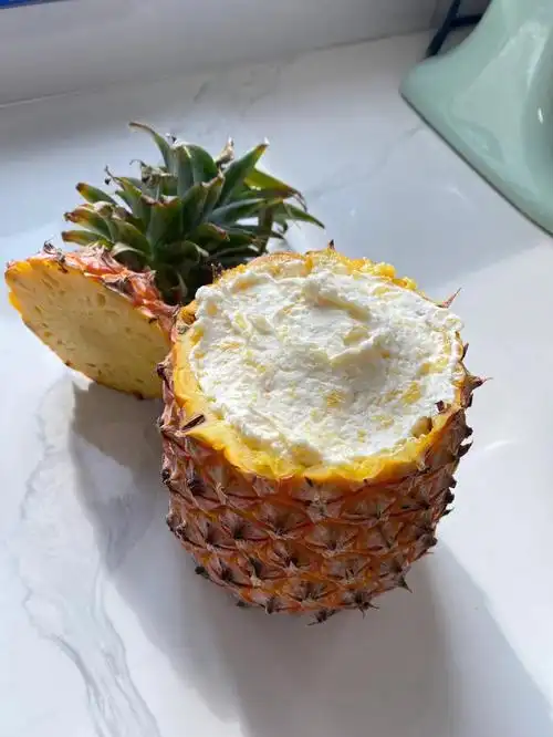 食谱一颗菠萝冰淇淋