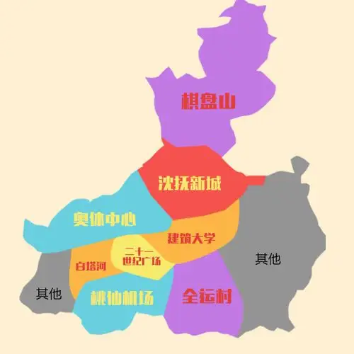 翻看沈阳城市地图,我们发现东湖板块,地处浑南,大东,沈河三区交汇的y
