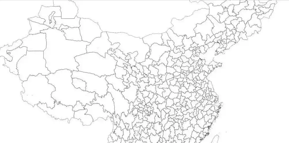 分县区四,中国地图空白轮廓高清版/中国地图国旗ai矢量红色png免抠