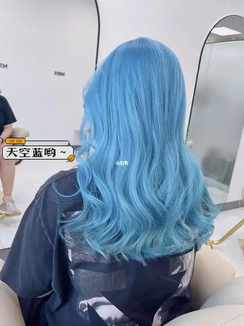 天空蓝发色  #蓝色头发  #纽约美发店  #女生发色  #你的tony上线