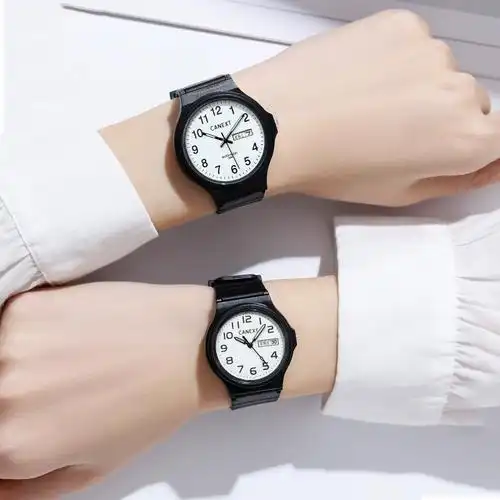 电子手表女款初中高中学生学院风儿童女孩女生静音公务员考试专用