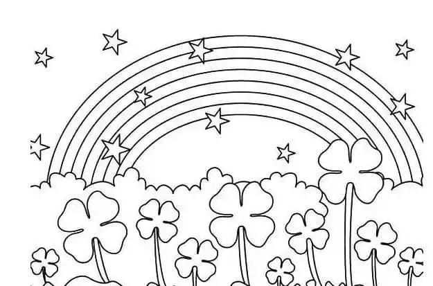 彩虹图片简笔画 彩虹图片简笔画 儿童