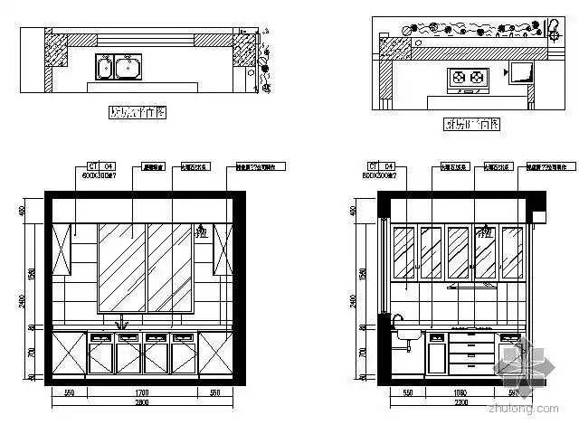 [分享]立面图厨房资料下载