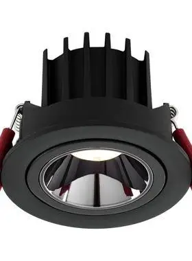 深防眩射灯led天花灯客厅洗墙孔灯筒灯嵌入式家用无主灯照明设计