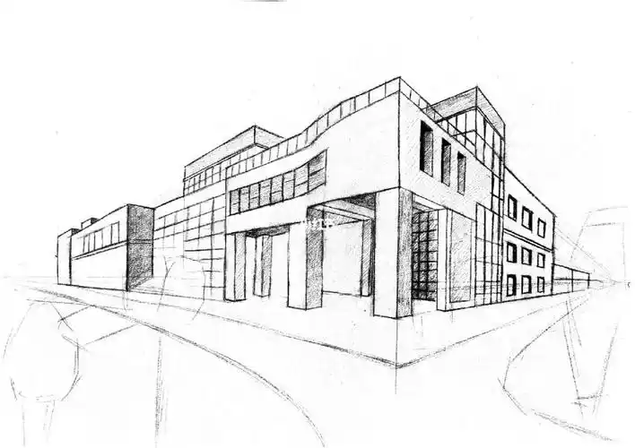 建筑素描新手基础画