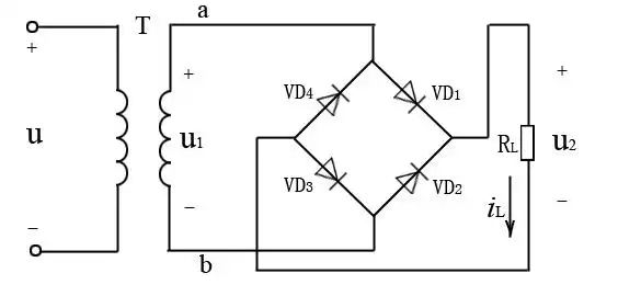 半波整流电路图