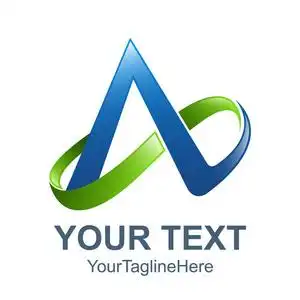 抽象字母 a 徽标设计模板元素.企业信函 a 徽标设计向量照片
