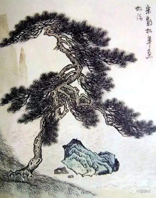 跟着黄秋园学历代名家画树法与历代名家画松法