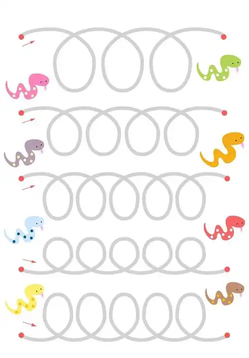 幼儿园控笔训练图更多资料合集私聊我领取