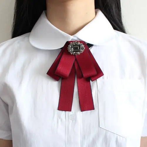 领结韩国饰品复古校服学生职业女士商务黑色领结