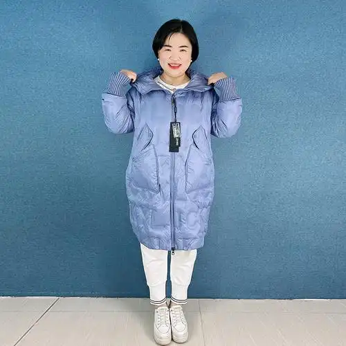 金影奇2022冬季新款羽绒服女胖mm大码女装中长大码女装