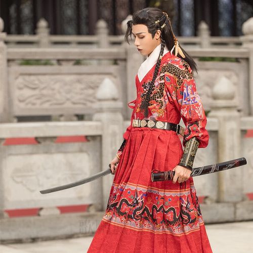 千蝉枫锦衣卫服装明制秋汉服男织金飞鱼服女帅气曳撒贴里锦衣卫明朝