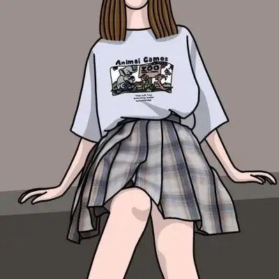 jk动漫头像下半身