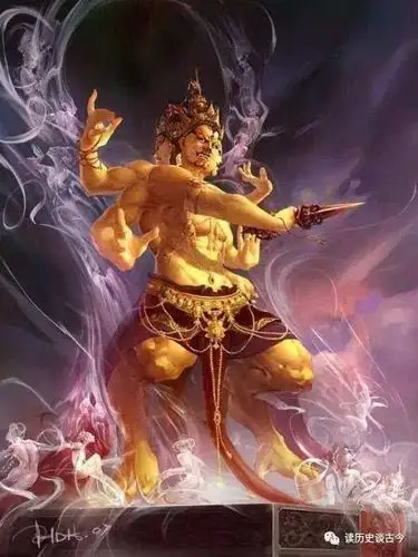 在佛教中"如来佛祖"的丈六金身看着都吓人那么大,还有一个不动明王