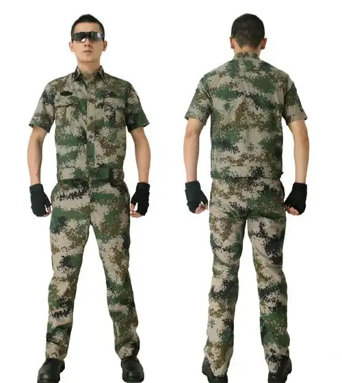 批发07式短袖数码迷彩服套装 夏季cs丛林迷彩服夏装 新式迷彩服装图片