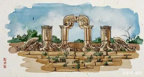 圆明园——版权图片by摄图网.