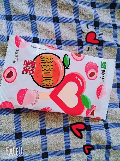 蒙牛荔枝爱心雪糕