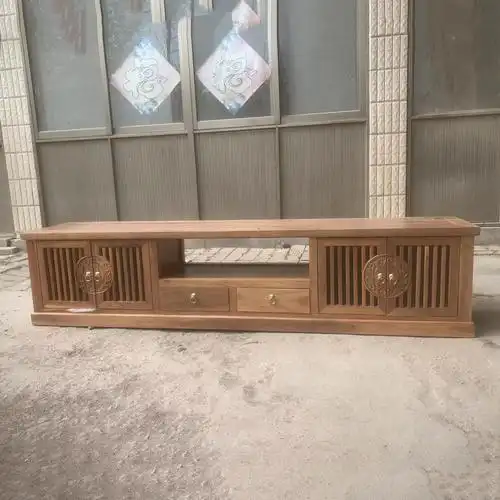 仿古电视柜榆木