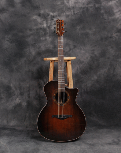 伊斯顿品牌民谣木吉他 精品系列tg-590复古红松单板品质定制款