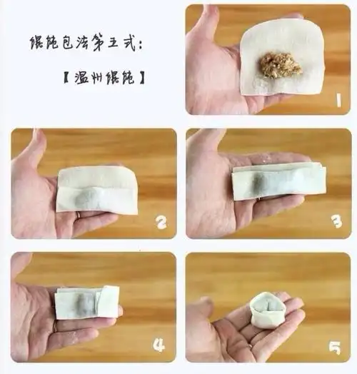 馄饨包法