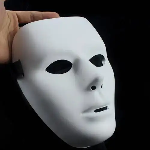 盛泉jabbawockeez假面舞客齐舞表演 现代舞会 白色街舞面具 男女 薄款