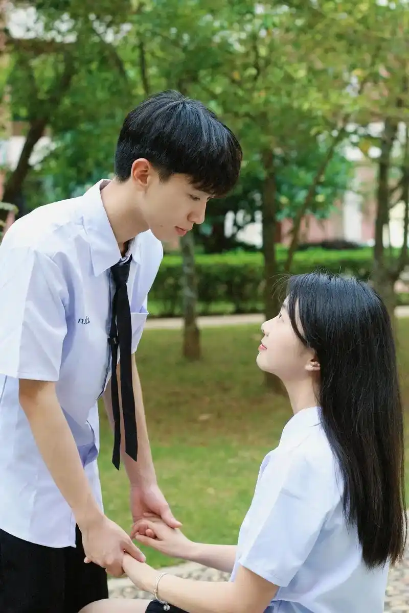 毕业情侣写真同桌的你