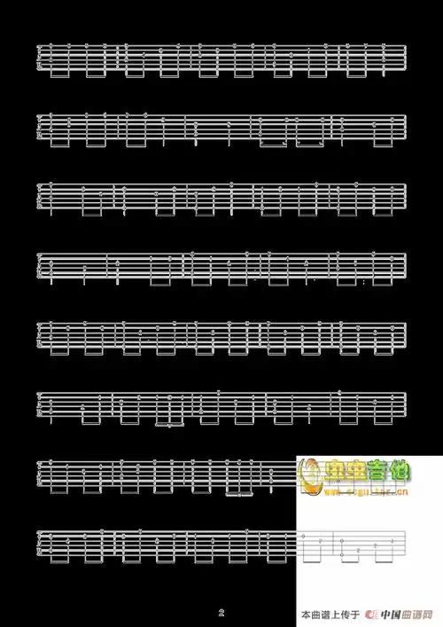 牡丹汗指弹吉他谱 新疆民歌《牡丹汗》吉他独奏谱牡丹汗吉他谱牡丹汗