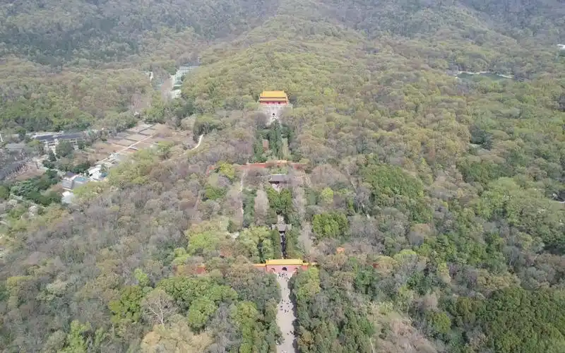 【航拍】明楼 明孝陵 中山