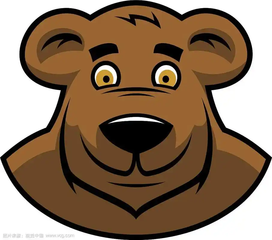 卡通熊头
