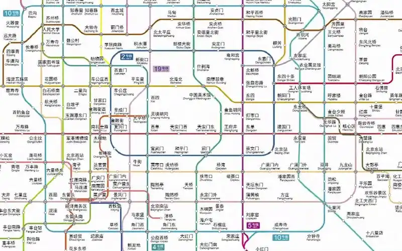 北京地铁远期规划(1969-2028 )