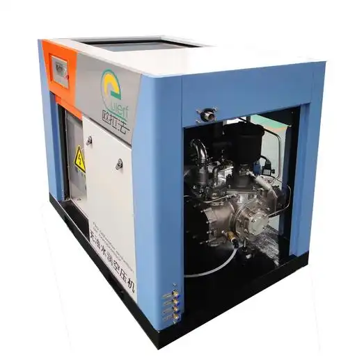 水润滑无油螺杆空压机