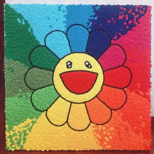 村上隆太阳花打卡78