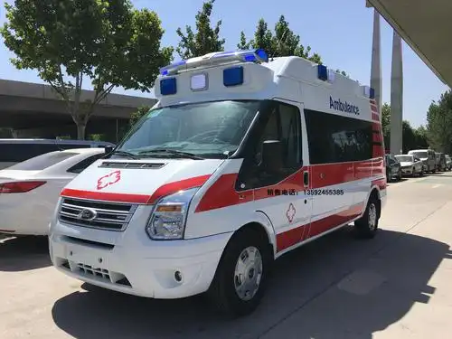 福特全顺新世代长轴高顶重症监护型救护车